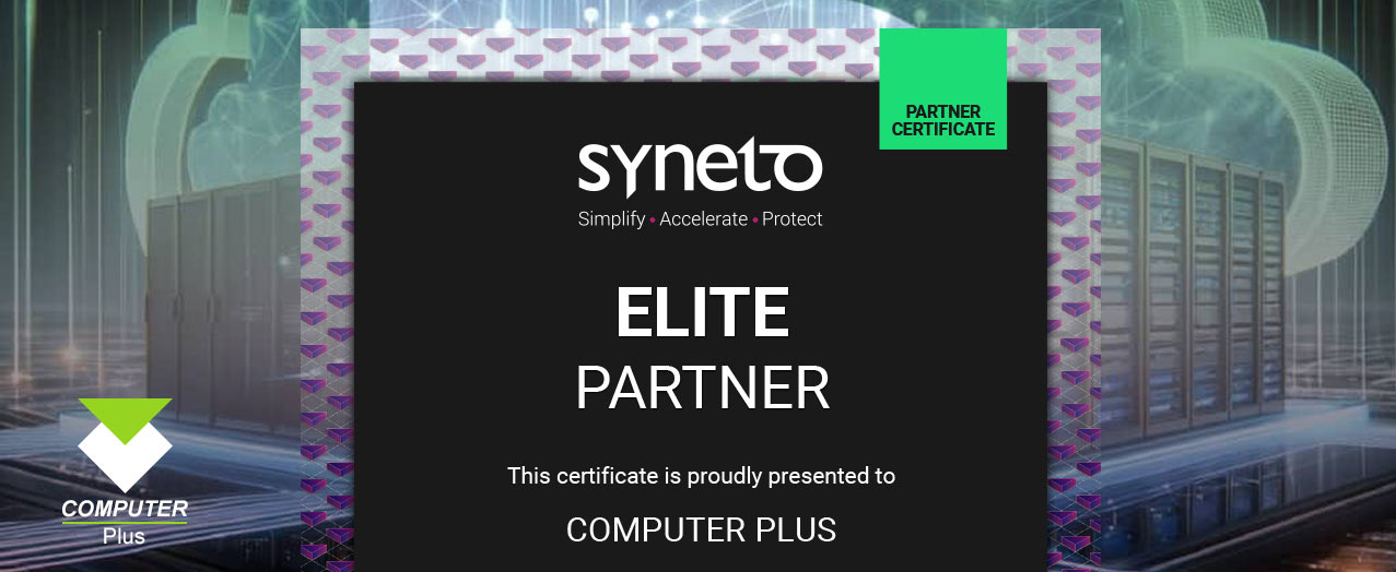 Computer Plus è ELITE PARTNER di Syneto 2024